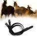 Yosoo Health Gear Black Leather Spur Straps - 1 Pair, Adjustable Buckle, 50cm - Ideal for Horse Equestrian Riding Control - Buy Online on GoSupps.com