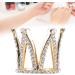 Nail Art Pen Holder Nail Art Pen Holder for Nail Brush Exquisite Gold Plated Pearl Crown Typed Pen Displayer Stand (Type1) - Buy Online on GoSupps.com