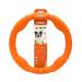 Laroo dog fitness ring dog frisbee indestructible float dog flying disc toy summer PET training for medium large and small dogs (large 30cm orange) large-30cm orange