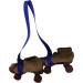 USA-Made Blue Yoga Mat Carrier & Roller Skate Leash | Ski Boots & Snowboard Shoulder Sling - Buy Online on GoSupps.com