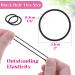 Anezus 250 Pcs Black Elastic Hair Ties for Women, Girls, Baby, and Men - Small Rubber Bands Ponytail Holders for Thick Hair - 3mm - Buy Online on GoSupps.com