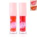2 Colors Lip Tint Stain Water Matte Liquid Lipstick Korean Lip Gloss Moisturizing Natural Lip Tint Lip and Cheek Tint Non-Sticky Finish Lip Stain Long-Lasting Waterproof Vivid Color Lip Stain-01+03 01#+03#