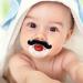 PEOSEVI Orthodontic Mustache Pacifier | Safe Silicone Pacifier for Toddlers & Babies | Cute Beard Design - Buy Online on GoSupps.com