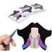 Nail templates 120 swallow nail stencils self-adhesive modeling stencils for fingernails for gel nails & nail extension colorful stencils purple