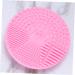 POPETPOP Makeup Washing Tool Silicone Makeup Brush Pad Esponjas Para Maquillaje for Makeup Cosmetic Brush Cleaner Brush Cleaning Pad Makeup Pad Makeup Sponge Scrubber Round 10*10cm Pink - Buy Online on GoSupps.com