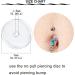 QWALIT Belly Button Piercing Kit Complete Body Piercing Kits with 3-Piece Belly Piercing Gun for All Piercings International Shipping Available - Buy Online on GoSupps.com