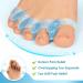 Bukihome 8 PCS Toe Separators & Bunion Corrector - Toe Spacers for Overlapping Toes - Relieve Bunion Pain - for Women & Men - 8flash Blue - Buy Online on GoSupps.com