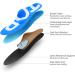 Topsole Orthopedic Insoles for Plantar Fasciitis Flat Feet & Heel Spurs - Comfort Shoe Inserts for Men & Women (EU 46-47 29.5cm) - Buy Online on GoSupps.com