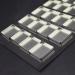 30 Empty Square Metal Tin Palette Pans for Eyeshadow Palette | 26mm Wide 3.5mm Height | Magnetic Makeup Palette Pans - Buy Online on GoSupps.com