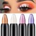 15 Colors Pearlescent Eyeshadow Pencil Waterproof Long Lasting Glitter Shimmer Eye Shadow Pen Eyeliner Stick Eyes Makeup Tools (Color : 5) - Buy Online on GoSupps.com