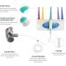 Water Flosser with 5 Color Jet Tips - Non-Electric Oral Irrigator for Family - Easy Install Dental Care & Teeth Cleaning - Buy Online on GoSupps.com