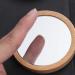 Solustre 3PCs Handheld Wood Makeup Mirror Set - Mini Cosmetic Mirrors for Girls & Women | Ideal for Home & Outdoor Use - Buy Online on GoSupps.com