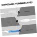 ULTECHNOVO 150 pcs Disposable Toothbrushes - Sensitive Dental Equipment for Kids - Plastic Toothbrushes for Safe Oral Care - Buy Online on GoSupps.com