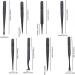 8PCS Tweezers Precision Tweezers Tweezer Set Plastic Tweezers Craft Tweezers Eyebrow Tweezer Set Multi Shapes & Purposes Tweezers for Electronics Jewelry-Making Repairing - Buy Online on GoSupps.com