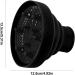 Ysvnlmjy Hair Dryer Hood Heat Resistant Foldable Silicone Hair Dryer Vent Hood | Soft Blow Dryer Accessory Multifunctional Hair Styling Supplies for Girls black - Buy Online on GoSupps.com