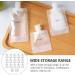 KALLORY Travel Size Refillable Squeeze Pouch 30ml Stand Up Toiletry Lotion Gel Bags - 15pcs/17pcs/30ml - Buy Online on GoSupps.com