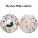 Linteker Protective Cover for Apple Airtag - Durable GPS Finder Case for Dog & Cat Collars - Transparent Flower Design - Buy Online on GoSupps.com
