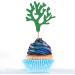 UXYOKM 24Pcs Mermaid Cupcake Toppers Glitter Mermaid Seaweed Coral Sea Snail Cupcake Picks Baby Shower Under the Sea Mermaid Theme Birthday Party Decorations Supplies - Buy Online on GoSupps.com