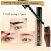 Mipcase Eyebrow Pen Eyebrow Pencil Valid Eye Brow Gel Eyebrow Gel Eyebrows Eyebrow Cream Lasting 1 count (Pack of 1) Coffee - Buy Online on GoSupps.com