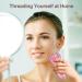 Electric Facial Threading Hair Remover for Women - Automatic Epilator for Fine Hair on Face, Chin, Upper Lip, Arms - Buy Online on GoSupps.com