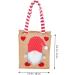 Alipis Christmas Bag Christmas Burlap Bags Xmas Handbag Christmas Bags Drawstring Bag Shopping 1 count (Pack of 1) Picture 3 - Buy Online on GoSupps.com