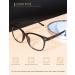 GQUEEN Large Frame Horn Glasses - Stylish UV400 Fake Glasses for Men & Women - Shiny Black Nerd Glasses - Buy Online on GoSupps.com