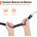 Snocyo Reflective Jogging Leash for Medium & Large Dogs | Elastic Double Handle & Waist Valve | Retractable Running Dog Leash in Gray & Orange - Buy Online on GoSupps.com