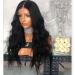 BGHJUE African Wig Medium Long Volume Lace Front Human Hair Wigs Brazilian Straight Wig Pre Plucked Hairline With Baby Hair Lace Wig