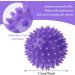 DSLSQD Acupressure Ball & Ring Set - 2 Hedgehog Massage Balls for Stress Relief & Hand Relaxation - International Shipping - Buy Online on GoSupps.com