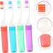 Buy Healvian 8 STK Travel Toothbrush Set - Soft Bristle Manual Toothbrush for Camping & Outdoor Use - Buy Online on GoSupps.com