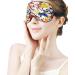 Colorful Ink Splashes Sleep Mask for Women | Adjustable Eye Shades with Elastic Strap | Perfect for Travel & Relaxation - Buy Online on GoSupps.com