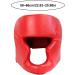 Professional Red Boxing Headgear - Adjustable Cotton Buffer Shockproof Facial Protection - Buy Online on GoSupps.com