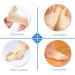DFGSXIFC Velenly Bunion Corrector - 2 Pairs Bunion Corrector Sock - Protector Sleeves for Women and Men - Beige Large - Buy Online on GoSupps.com