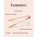 YogaMedic Tongue Scraper 2 Pack - 100% Copper with Travel Case for Fresher Breath | Tongue Cleaner for Adults & Kids | Fight Bad Breath & Improve Oral Hygiene | U Shape Copper Handles - 2 Count - Buy Online on GoSupps.com