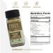 Pride of India Fennel Seed Ground - Natural Gourmet Spice for Tea/Drinks/Roast/Rubs/Bakes - Cooling Properties - 1.8 oz Dual Sifter Jar - Buy Online on GoSupps.com