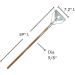 ILOT 59 Commercial Mop Stick Quick Change Handle Pack of 2 - Industrial Steelhead with Wooden Handle for Floor Cleaning - Heavy Duty Wet Mops (2 Pack) - Buy Online on GoSupps.com