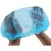 100 Pcs-21 Bouffant Disposable Hair Net Caps Bundle with Gloves - Blue (21 Inch) | For Microblading, Tanning, Food Service, Sleeping - Buy Online on GoSupps.com