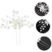 Ipetboom 1pc Hairpin Bridal Hair Bridesmaid Hair Clip Women Headdress Hair Barrettes for Women Wedding Hair Comb Pearl Kids Hair Accessories Bride Hair Decor Alloy Child Hair up Rhinestones - Buy Online on GoSupps.com