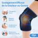 Hilph Big Knee Cooling Cuff & Pad | Optimal Cooling Compress for Knee Replacement & Swelling Relief - Black - Buy Online on GoSupps.com
