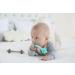 Teething Tube with Safety Shield - Baby Hollow Teether Sensory Toys - Food-Grade Silicone for Infant 3-12 Months - Boys Girls - 1 Pair + 4 Cleaning Brushes - Cyan & Orchid - Buy Online on GoSupps.com