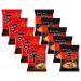 CNMART Nongshim Shin Black Ramyun and Shin Ramyun Instant Ramen Noodle 2 Flavours Assorted Bundle (Pack of 10)
