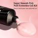 Morovan Poly Nail Gel Set - 2OZ Clear & Nude Pink Poly Extension Gel for Art Nails | Professional Colors - 60ML Extension Gel for Beginners - Buy Online on GoSupps.com