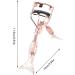 Eyelash Curler - Eyelash Curler | Carbon Steel Fishtail Shape Eyelash Comb Curler With Refill Pad | Eye Curler For Eye Opening Lift Eyelashes 11.5x10x1cm - Buy Online on GoSupps.com