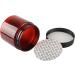 Tianzd 6-Pack 200ml Brown Plastic Cream Cans with Black Lids & Spatulas - Perfect for Cosmetics & Storage | International Shipping Available - Buy Online on GoSupps.com
