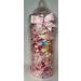 Happy Birthday Filled Pick N Mix Sweet Victorian Jar Gift Personalised Present 2.5l Pink