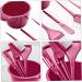 DOITOOL 1 Set Hairdressing Tool Home Highlight Kit Hair Coloring Tools Professional Hair Color Cream Mixer Mixture Diy Salon Tool Pro Tools Abs Hair Comb Hair Dye Red - Buy Online on GoSupps.com