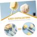 BELLIFFY Exfoliating Bath Brush Loofah Scrubber for Men - Shower Body Brush with Handle - Buy Online on GoSupps.com