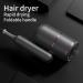 Powerful Blue Light Hairdryer - Fast Drying 3 Heat Settings Foldable with Diffuser & Concentrator - Ideal for Home & Travel - Buy Online on GoSupps.com