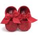 LACOFIA Baby Girls Christening Shoes 12-18 Months Anti-Slip Prewalkers - Red - Buy Online on GoSupps.com