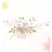 HONMEET 1 PC Comb for Bridal Wedding Hair Clip Hair Comb Bride Headpieces for Wedding Tiara for Bride Wedding Pearl Hair Barrettes Pearl Hair Pin Bridal Headpiece Bride Hair Clip - Buy Online on GoSupps.com